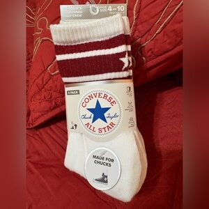 3 pr Converse Ladies socks NWT